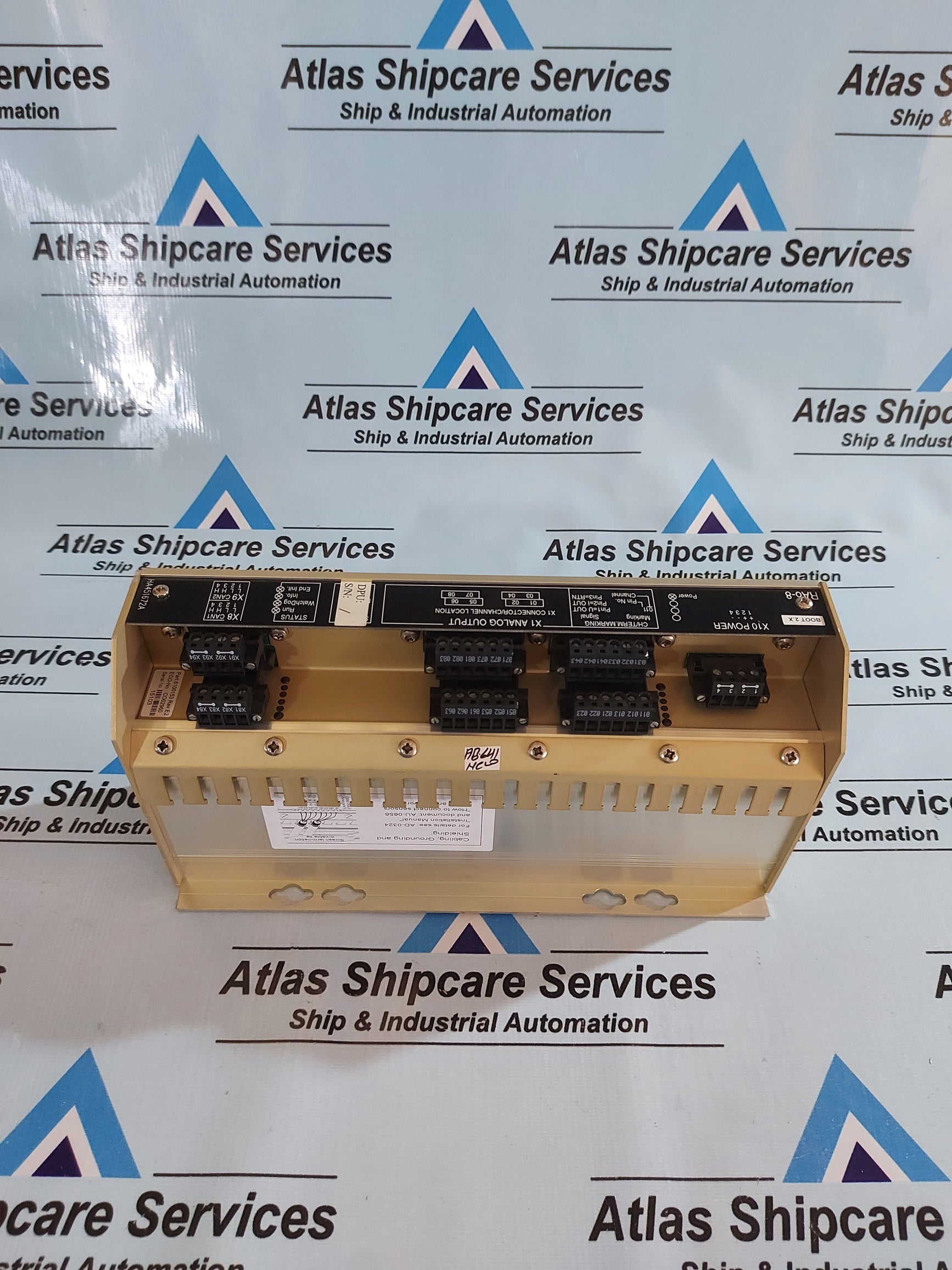 KONGSBERG RAo-8 8100153 REMOTE ANALOG OUTPUT MODULE REV.E2